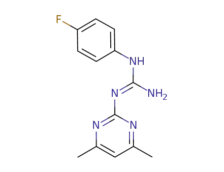 1-(4,6-디메틸-2-피리미디닐)-3-(p-플루오로페닐)구아니딘