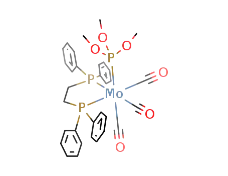 fac-{(P(OMe)3)-1,2-bis(diphenylphosphino)ethane}Mo(CO)3