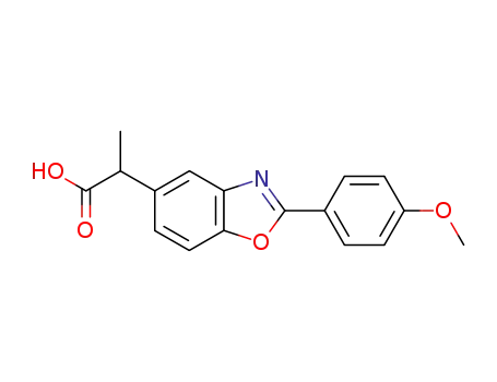 2-(4-Methoxyphenyl)-alpha-methyl-5-benzoxazoleacetic acid