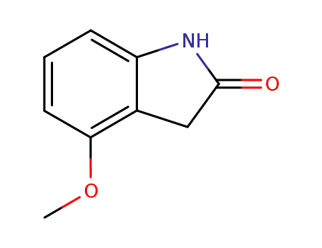 Molecular Structure of 7699-17-4 (4-Methoxy-2-indolinone)