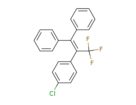 Benzene, 1-chloro-4-[2,2-diphenyl-1-(trifluoromethyl)ethenyl]-