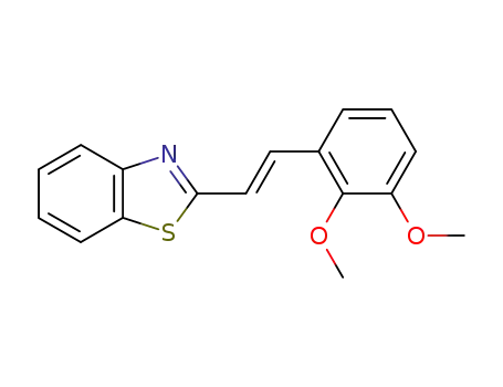 Benzothiazole, 2-[2-(2,3-dimethoxyphenyl)ethenyl]-, (E)-