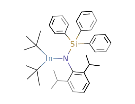 {di-tert-butyl-(2,6-diisopropylphenyl triphenylsilyl)amino}indium