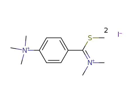 N-Methyl-p-dimethylamino-thiolbenzimidsaeure-S-methylester-dimethoiodid