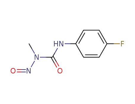 Molecular Structure of 777-59-3 (1-Methyl-1-nitroso-3-(4-fluorophenyl)urea)