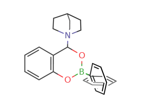 4-(1'-azoniabicyclo{2.2.2}octanyl)-2,2-diphenyl-2-borata-1,3-dioxa-1,2,3,4-tetrahydronaphthalene