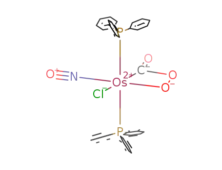 OsClCOOONO(P(C<sub>6</sub>H<sub>5</sub>)3)2