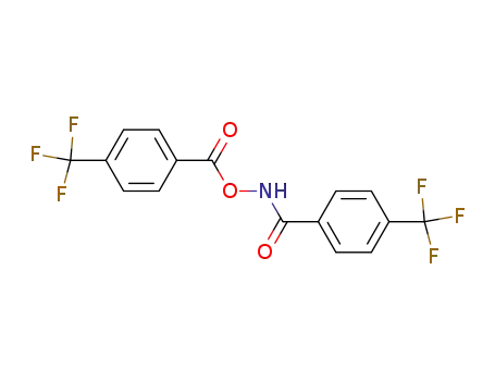 Molecular Structure of 40069-14-5 (4-Trifluoromethyl-N-(4-trifluoromethyl-benzoyloxy)-benzamide)