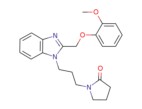 1-{3-[2-(2-methoxyphenoxymethyl)-benzimidazol-1-yl]-propyl}-pyrrolidin-2-one