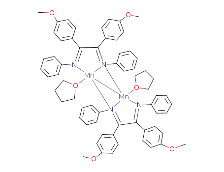 (((CH<sub>3</sub>OC<sub>6</sub>H<sub>4</sub>)2C<sub>2</sub>N<sub>2</sub>(C<sub>6</sub>H<sub>5</sub>)2)Mn)2(C<sub>4</sub>H<sub>8</sub>O)2