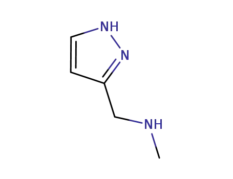 Molecular Structure of 676491-02-4 (METHYL-(2H-PYRAZOL-3-YLMETHYL)-AMINE)