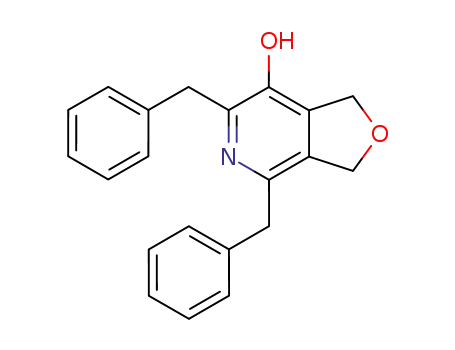4,6-dibenzyl-1,3-dihydro-furo[3,4-<i>c</i>]pyridin-7-ol