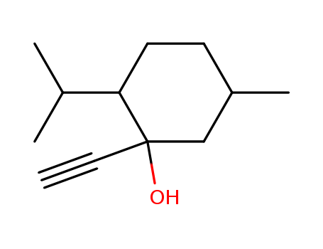 Cyclohexanol,1-ethynyl-5-methyl-2-(1-methylethyl)- cas  18083-99-3