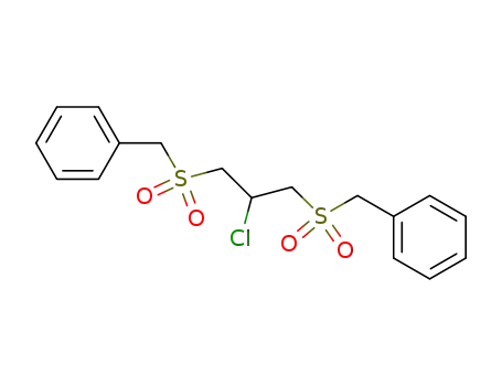 2-Chlor-1,3-bis-benzylsulfonyl-propan