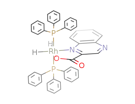 dihydrido(quinoxaline-2-carboxylato)bis(triphenylphosphine)rhodium(III)