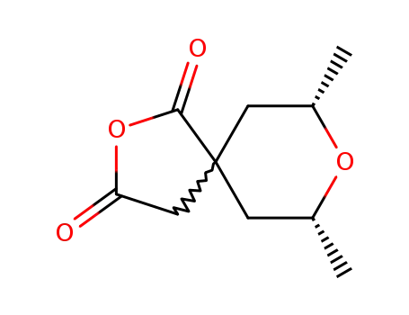 7<i>r</i>,9<i>c</i>-dimethyl-(5ξ<i>C</i><sup>1</sup>)-2,8-dioxa-spiro[4.5]decane-1,3-dione