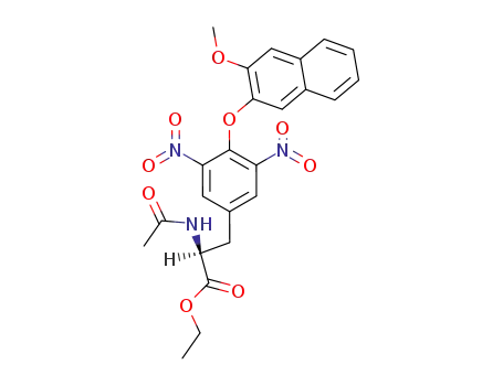 N-Acetyl-3,5-dinitro-L-tyrosinaethylester-3'-methoxy-2'naphthylaether