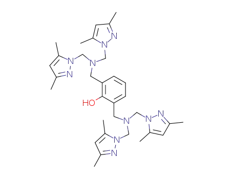 2,6-Bis({bis[(3,5-dimethyl-1H-pyrazol-1-yl)methyl]amino}methyl)phenol