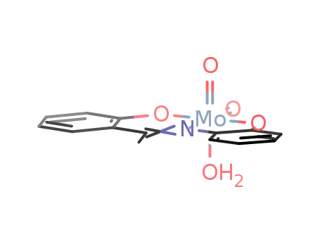 MoO<sub>2</sub>(C<sub>6</sub>H<sub>4</sub>(O)(CCH<sub>3</sub>N(C<sub>6</sub>H<sub>4</sub>O)))(H<sub>2</sub>O)