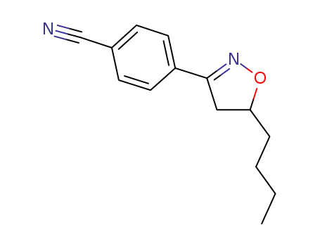 4-(5-butyl-4,5-dihydroisoxazol-3-yl)benzonitrile