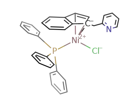(η3:η0-2-(1-indenylmethyl)pyridine)nickel(PPh3)Cl