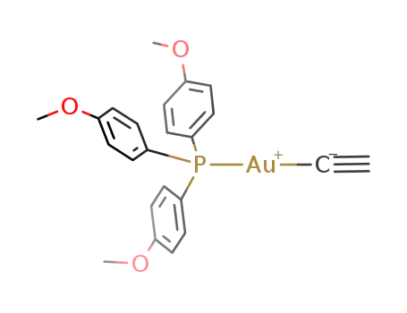 [Au(C<sub>.</sub>tplbond.CH)(P(C<sub>6</sub>H<sub>4</sub>OMe-4)3)]