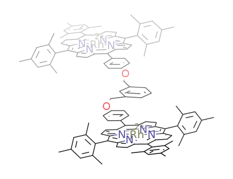 Rh[5,10,15-trimesityl-20-[4-[α,α'-(p-(10,15,20-trimesityl-5-porphinyl)phenoxy)xyloxy]phenyl]porphinato]Rh