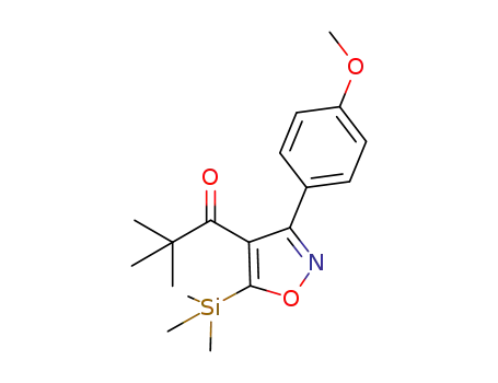 1-[3-(4-methoxyphenyl)-5-(trimethylsilyl)isoxazol-4-yl]-2,2-dimethylpropan-1-one