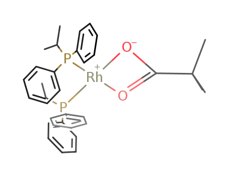[Rh(η2-O2CC(CH3)3)(P(C3H7)(C6H5)2)2]