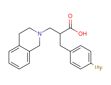[18F]-2-(3,4-dihydro-1H-isoquinolin-2-ylmethyl)-3-(4-fluorophenyl)propionic acid
