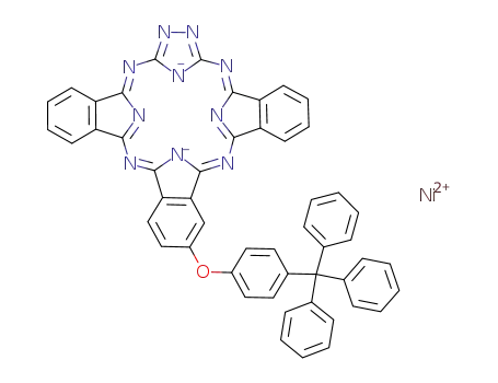 [4'-(p-triphenylmethylphenoxy)-7,8:12,13:17,18-tribenzoporphyrazinato]nickel(II)