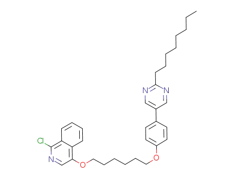 1-chloro-4-({6-[4-(2-octylpyrimidin-5-yl)phenoxy]hexyl}oxy)isoquinoline