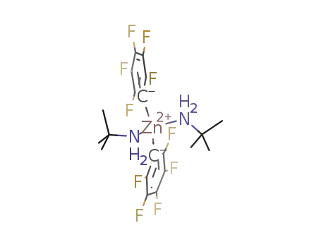 bis(pentafluorophenyl)zinc tert-butylamine adduct (1/2)