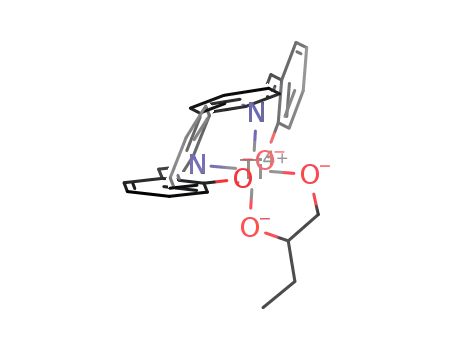 Molecular Structure of 943433-23-6 ([Ti(N-phenylsalicylideneimine(-H))2(OCH<sub>2</sub>CH(C<sub>2</sub>H<sub>5</sub>)O)])