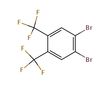 Molecular Structure of 64219-36-9 (1,2-DIBROMO-4,5-BIS(TRIFLUOROMETHYL)BENZENE)
