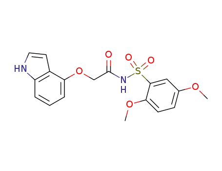 N-[2-(1H-Indol-4-yloxy)-acetyl]-2,5-dimethoxy-benzenesulfonamide