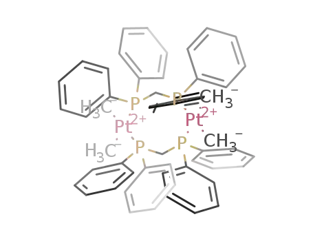 Pt<sub>2</sub>(CH<sub>3</sub>)4(CH<sub>2</sub>(P(C<sub>6</sub>H<sub>5</sub>)2)2)2