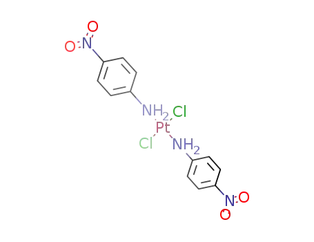 Molecular Structure of 29857-46-3 (dichloroplatinum(2+) bis[(4-nitrophenyl)azanide])