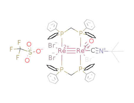 [Re2Br3(μ-dppm)2(CO)(CN-t-Bu)]O3SCF3