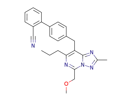 4'-(5-Methoxymethyl-2-methyl-7-propyl-[1,2,4]triazolo[1,5-c]pyrimidin-8-ylmethyl)-biphenyl-2-carbonitrile