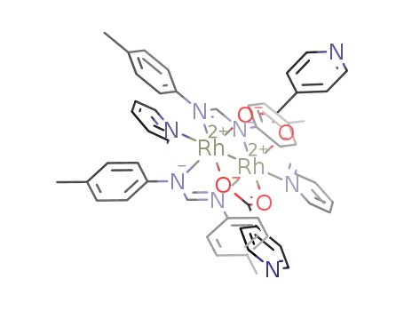 [Rh<sub>2</sub>(N,N'-di-p-tolylformamidinate)2(isonicotinate)2(pyridine)2]