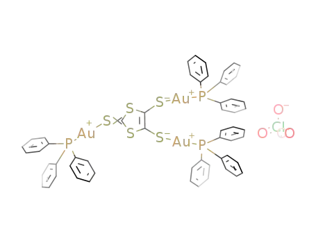 [Au3(μ3-2-thioxo-1,3-dithiole-4,5-dithiolate)(PPh3)3]ClO4