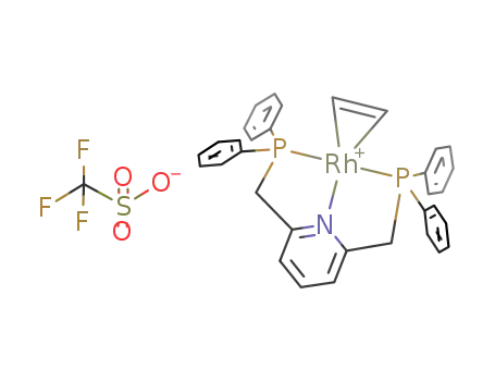 [Rh(2,6-bis(diphenylphosphanylmethyl)pyridine)(ethylene)]triflate