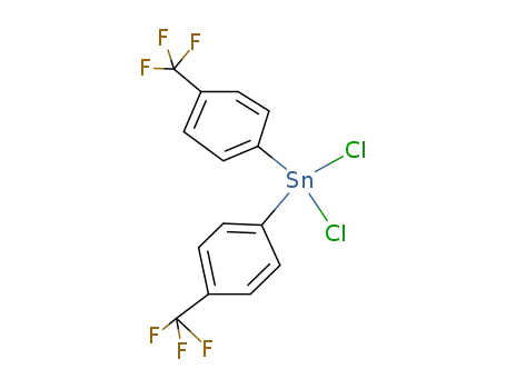 Molecular Structure of 77459-83-7 (di(4-trifluoromethylphenyl)tindichloride)
