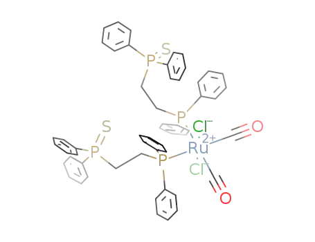 cis-[ruthenium(II)(CO)2Cl2-η1(P)-(Ph2P(CH2)2P(S)Ph2)]