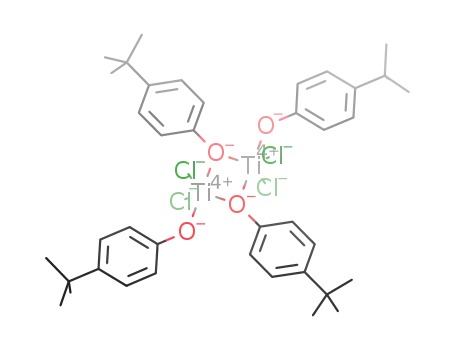 Molecular Structure of 1156464-85-5 (di[dichlorobis(4-tert-butylphenolate)titanium(IV)])