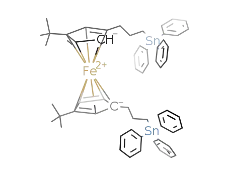 bis[η5-1-(tert-butyl)-3-(3-triphenylstannylpropyl)cyclopentadienyl]iron(II)