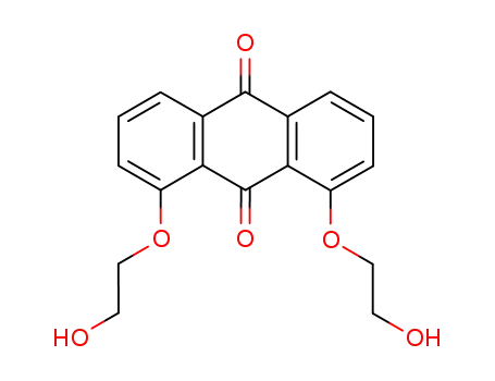 Molecular Structure of 880758-62-3 (9,10-Anthracenedione, 1,8-bis(2-hydroxyethoxy)-)