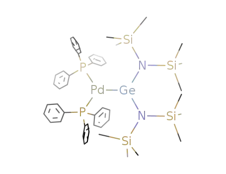 [((C<sub>6</sub>H<sub>5</sub>)3P)2PdGe(N(Si(CH<sub>3</sub>)3)2)2]
