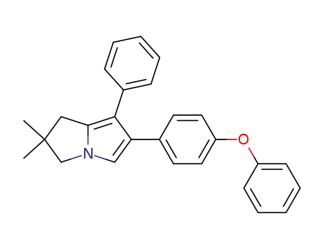 2,3-Dihydro-2,2-dimethyl-6-(4-phenoxyphenyl)-7-phenyl-1H-pyrrolizine